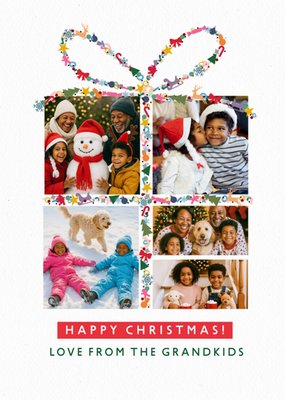 Love From The Grandkids Photo Upload Christmas Card
