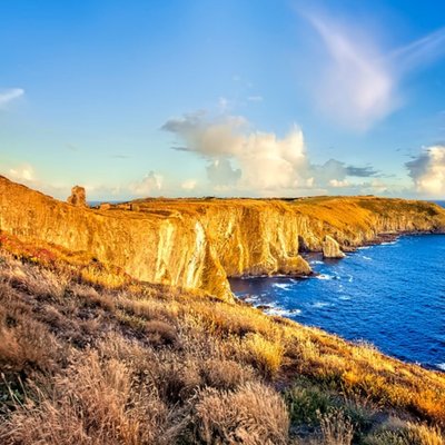 Photographic The cliffs at Old Head of Kinsale, Cork, Ireland Just A Note Card