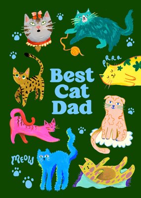 Best Cat Dad Card