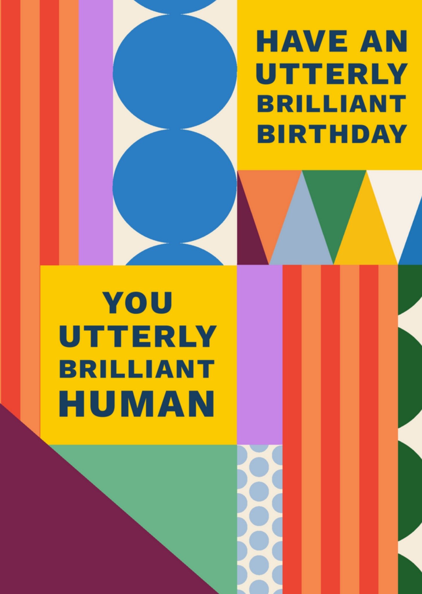 Moonpig Have An Utterly Brilliant Birthday Card, Large