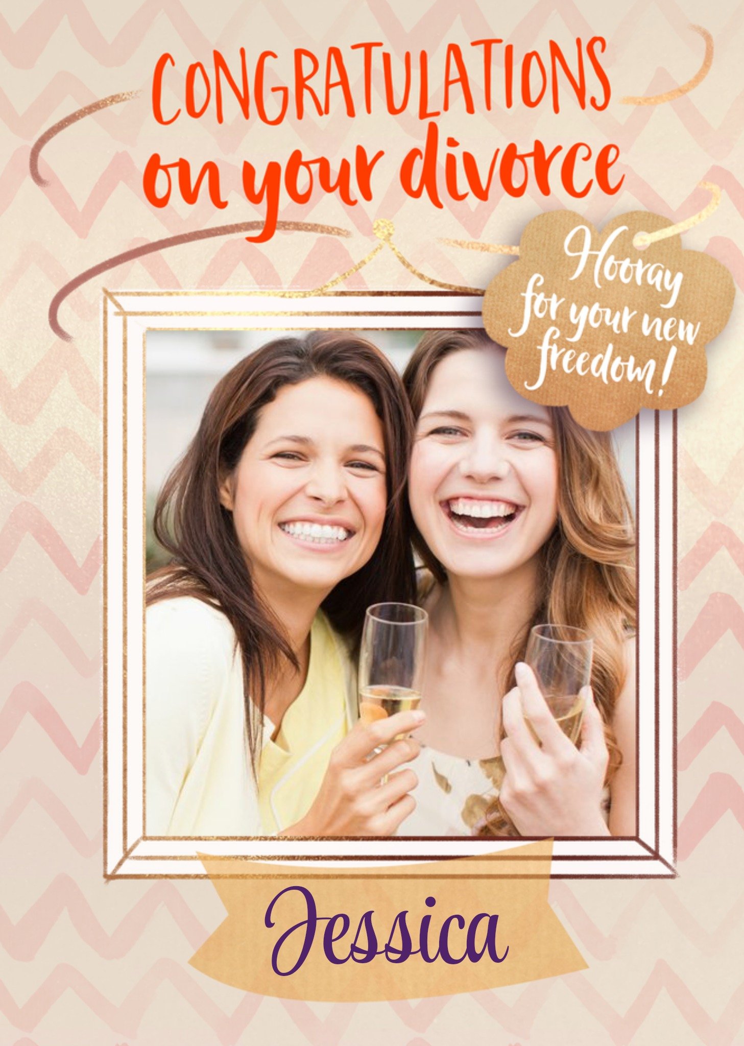 Moonpig Catherine Worsley Photo Upload Divorce Card