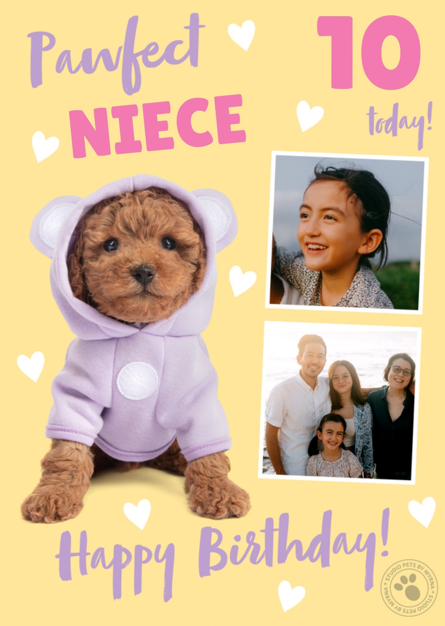 Studio Pets Pawfect Photo Upload Birthday Card