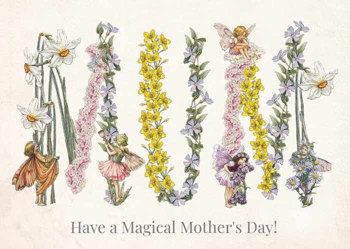 Flower Letting Have A Magical Mothers Day Card