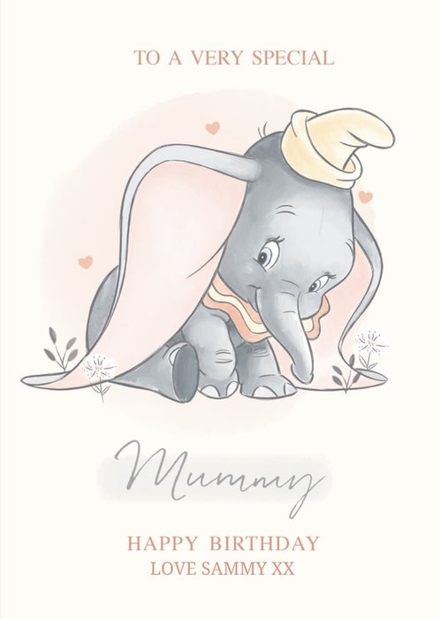 Disney Dumbo Very Special Mummy Birthday Card