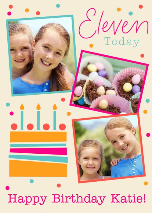 Scatterbrain Eleven Today Birthday Card