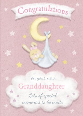 Cute Granddaughter Card - Congratulations