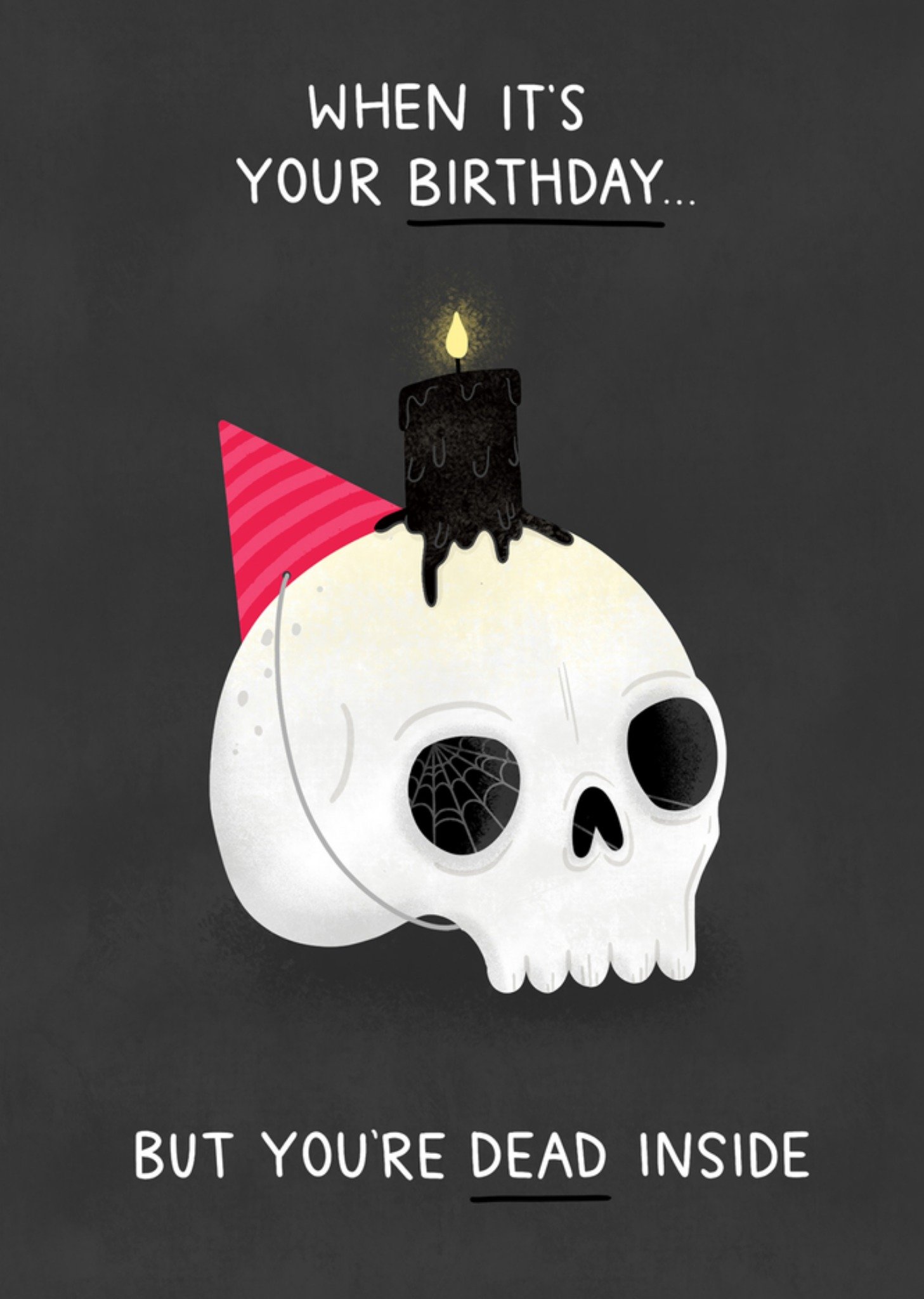 Moonpig When It's Your Birthday But Your Dead Inside Card