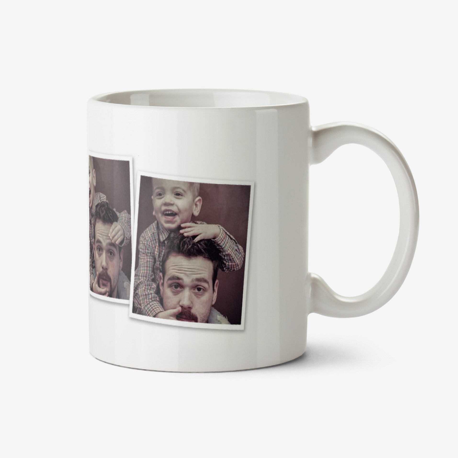 Moonpig Four Picture Photo Upload Mug