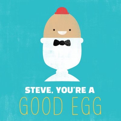 Good Egg Birthday Card