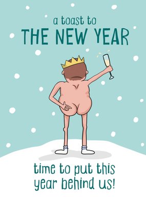 A Toast To The New Year Card