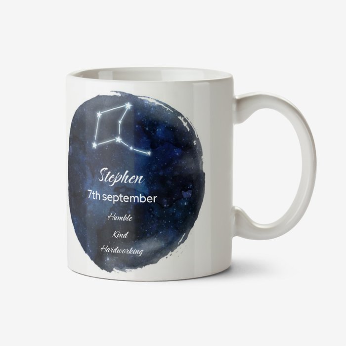 Youre A Star Personalised constellation Mug Virgo