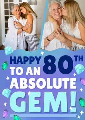 Absolute Gem Photo Upload Birthday Card
