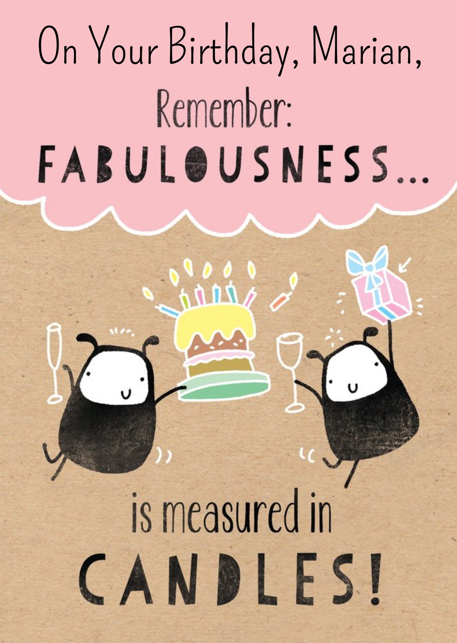 Moonpig Fabulous Birthday Card