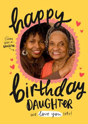 Daughter Photo Upload Birthday Card