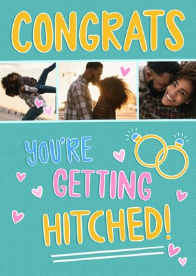 Damien Barlow Photo Upload Congratulations Engagement Card