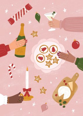 Dinner Party Happy Holidays By The Everygirl Card