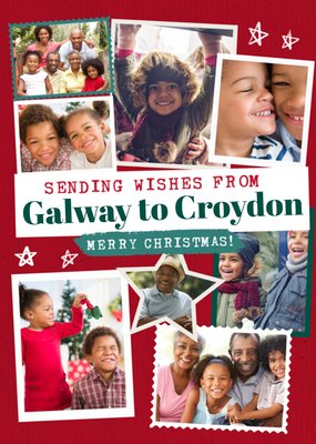 Sending Wishes From Galway To Croydon Photo Upload Christmas Card