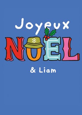 Joyeux Noel & Liam Christmas Card