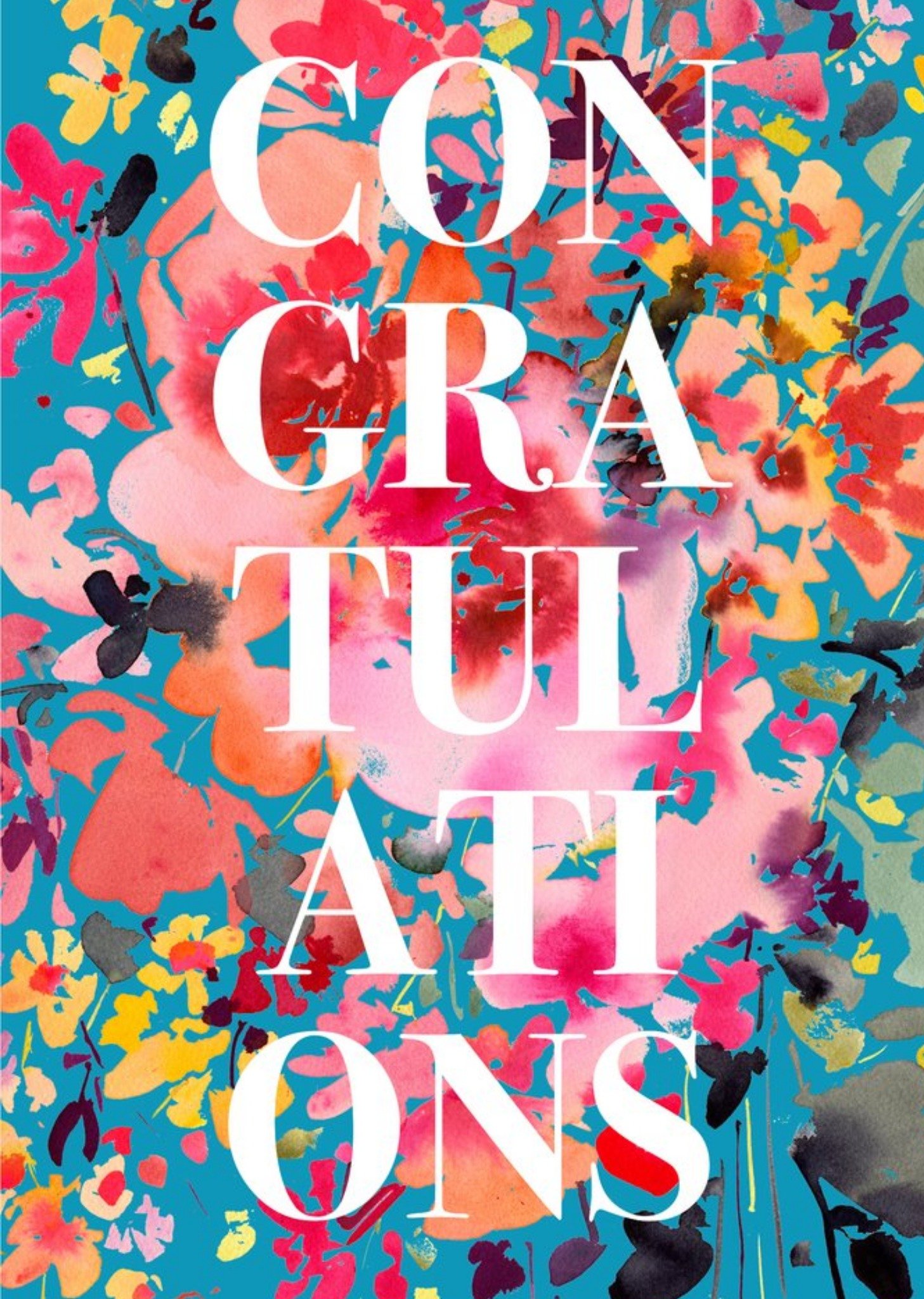 Moonpig Colourful Bright Congratulations Card