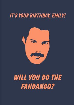 Jerry Tapscott Freddy Mercury Birthday Card