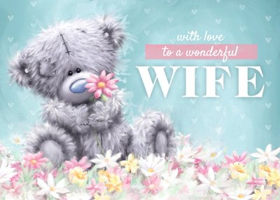 Wonderful Wife Tatty Teddy birthday card