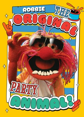 The Muppets Original Party Animal Birthday Card