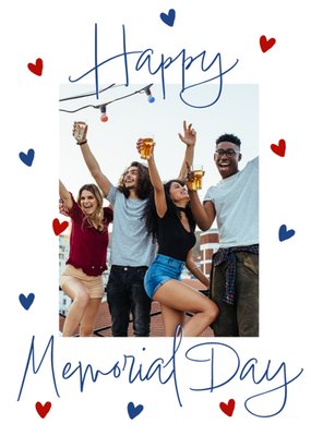Share A Little Love Happy Memorial Day Photo Upload Card