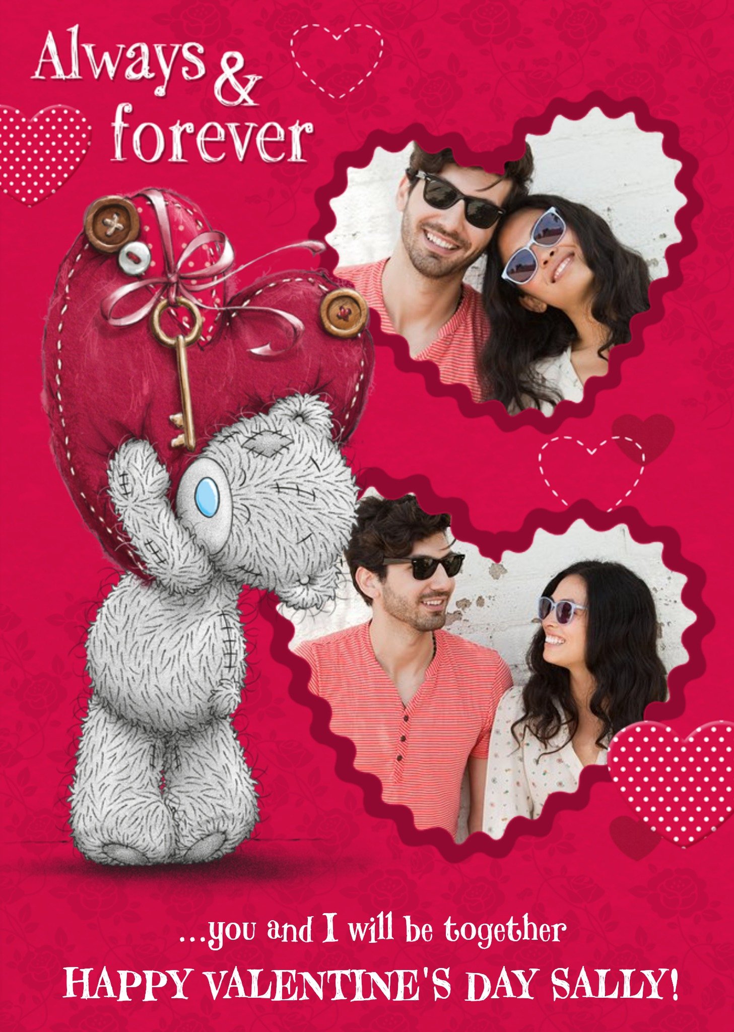 Me To You Tatty Teddy Always And Forever Happy Valentines Day Card Ecard