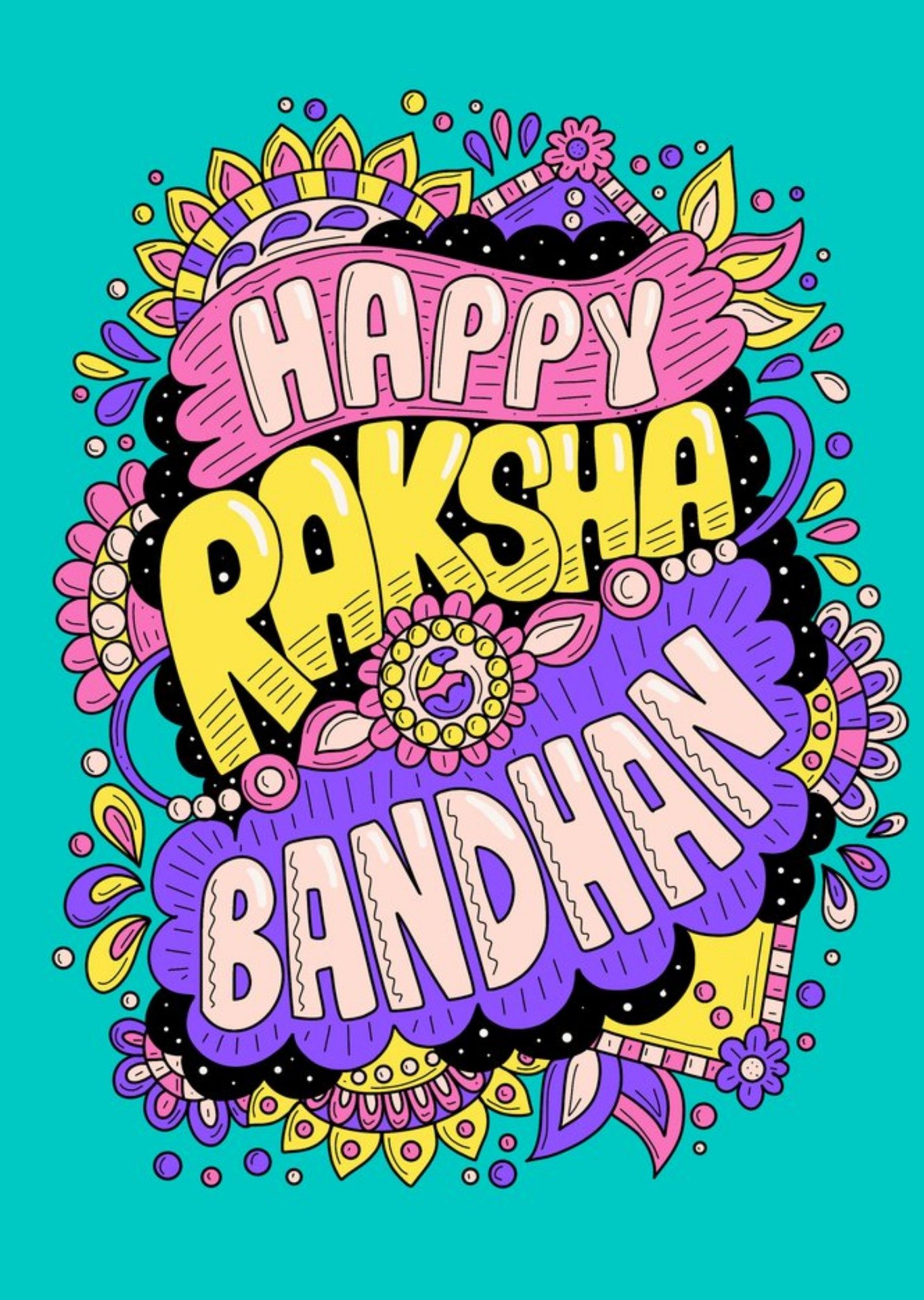 Moonpig Happy Raksha Bandhan Card