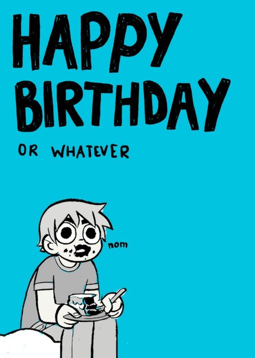 Scott Pilgrim vs. the World Birthday card - whatever