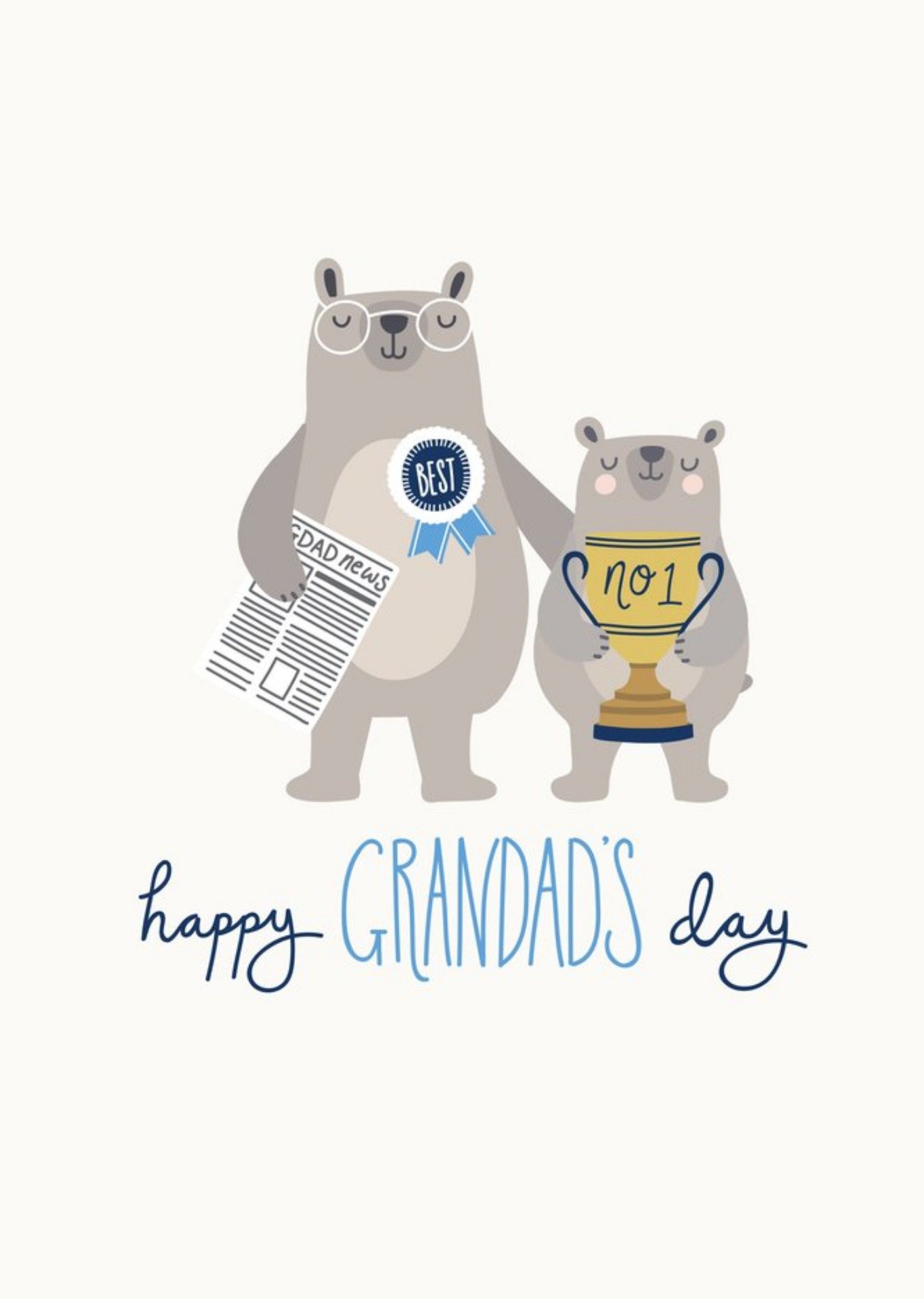 Moonpig Dad Triangle Pattern Personalised Text Card
