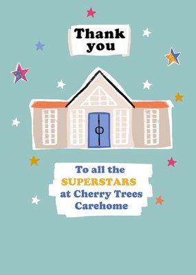 Thank You To All The Superstars Care Home NHS Staff Card