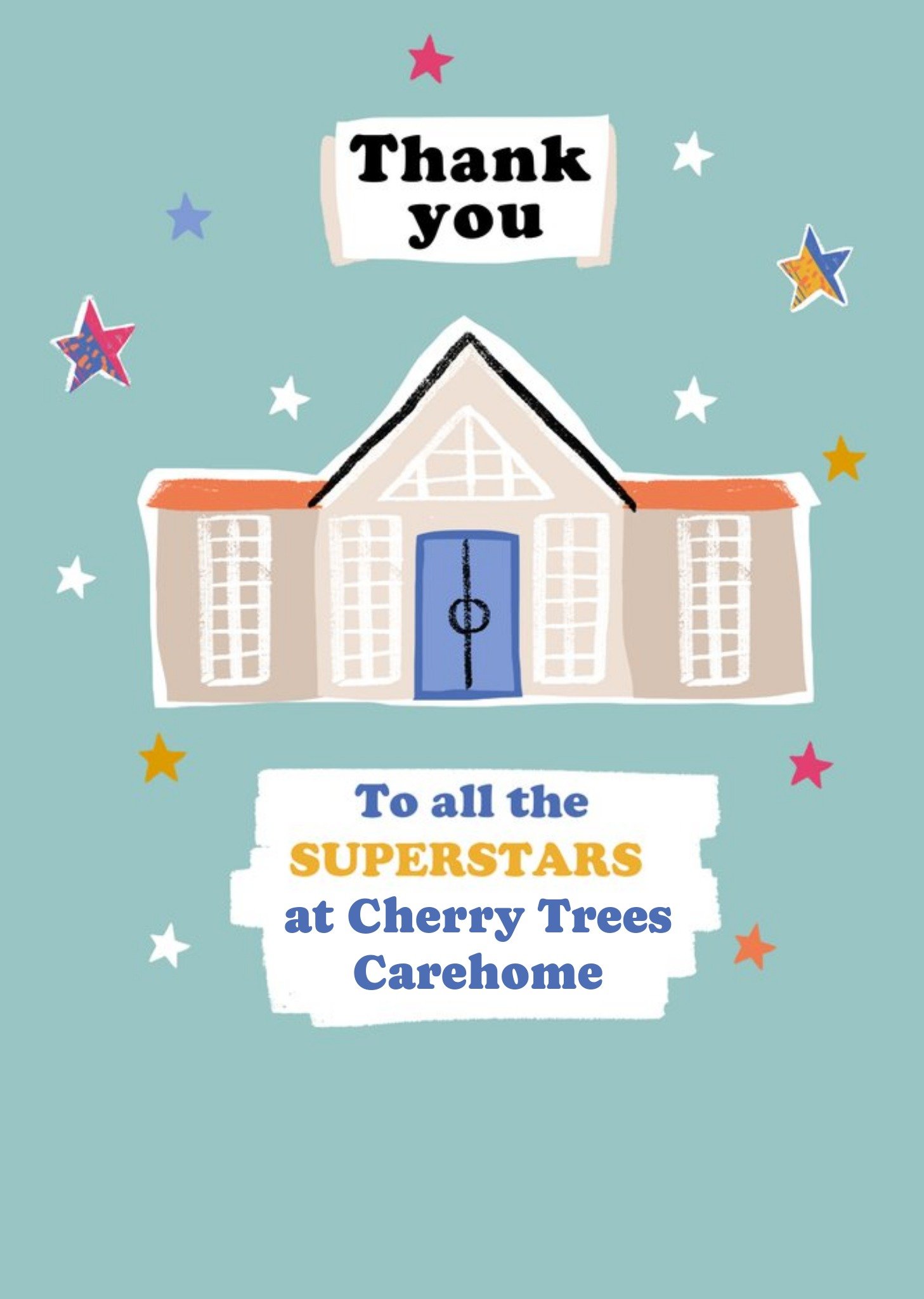 Moonpig Thank You To All The Superstars Care Home Nhs Staff Card