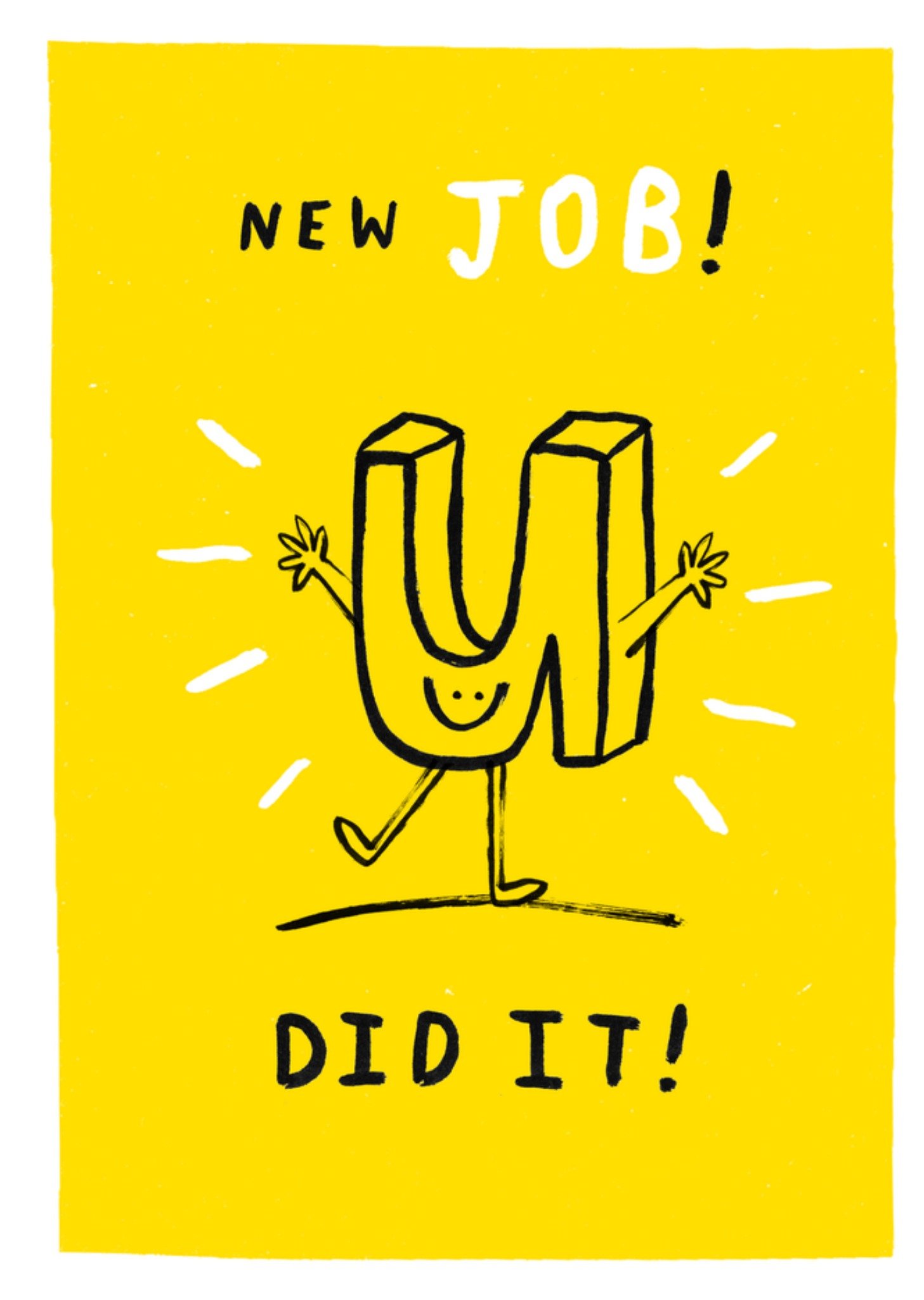 Moonpig New Job U Did It Card