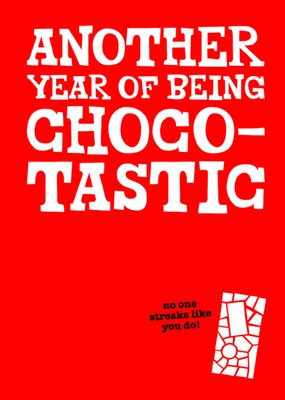  Tony Chocolonely Another Year of Being Choco-Tastic Card