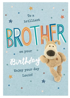 Boofle To A Brilliant Brother On Your Birthday Card