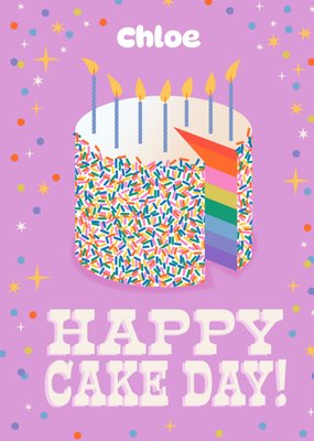 Happy Cake Day Birthday Card