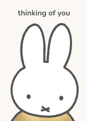Miffy Thinking Of You Card