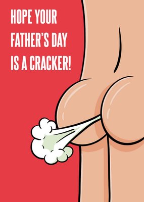 Humourous Bottom Illustrated Father's Day Card