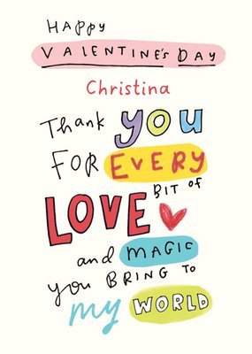 The Happy News Love And Magic Valentines Day Card