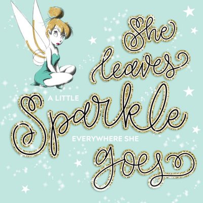 Disney birthday card - Tinkerbell