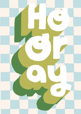 Fun Retro Hooray Card