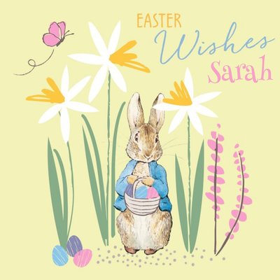 Peter Rabbit Easter Wishes Personalised Card