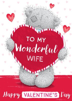 Me To You To My Wonderful Wife Happy Valentine's Day Card