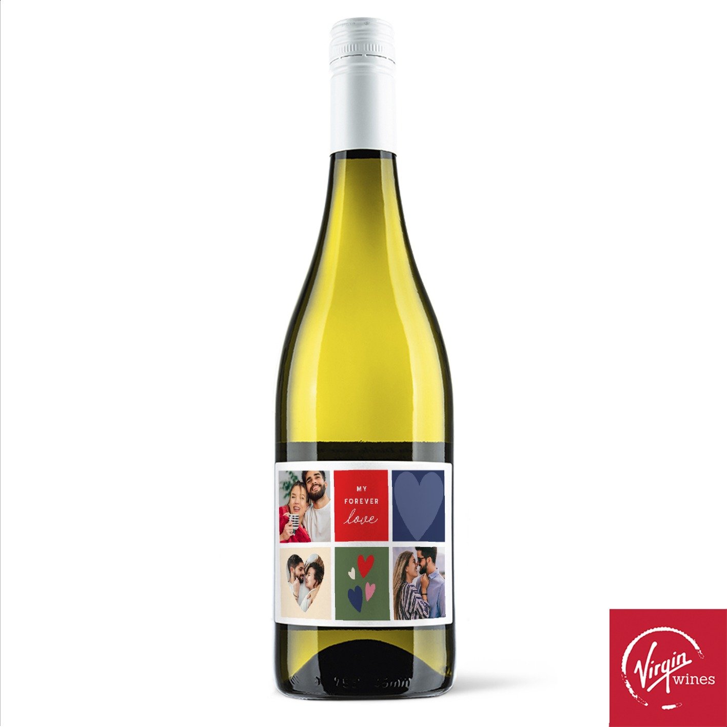 Virgin Wines Personalised My Forever Love Pinot Grigio 75Cl