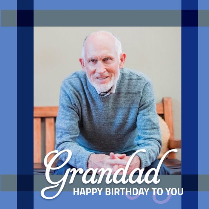 Grandad Photo Upload Birthday Card