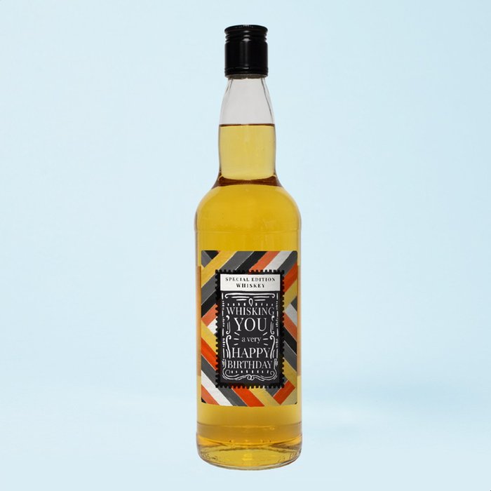 Personalised Whisking You A Happy Birthday Whisky 70cl