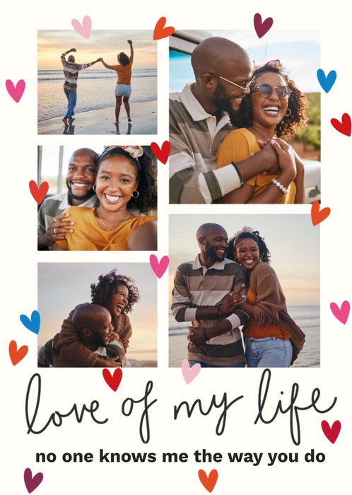 Love Of My Life Photo Upload Valentine's Day Card