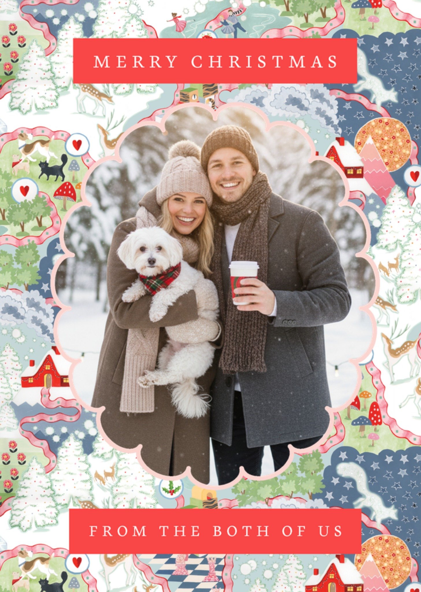 From The Both Of Us Cath Kidston Photo Upload Christmas Card