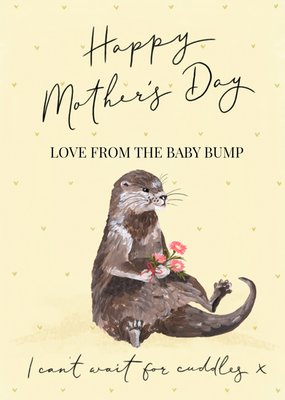 I Can't Wait For Cuddles Mother's Day Card